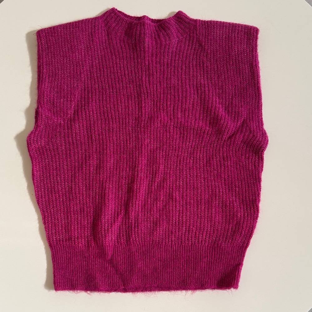 Elegant Pink Sweater Vest